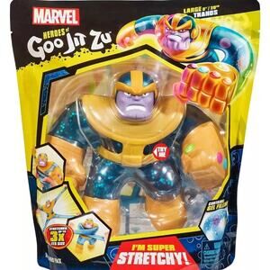 8 Inch Super Stretchy Thanos Squishy Toy Figure With Infinity Gauntlet